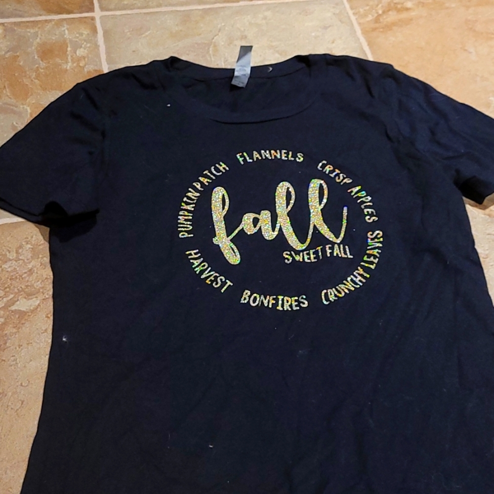 Super sparkly fall t-shirt!